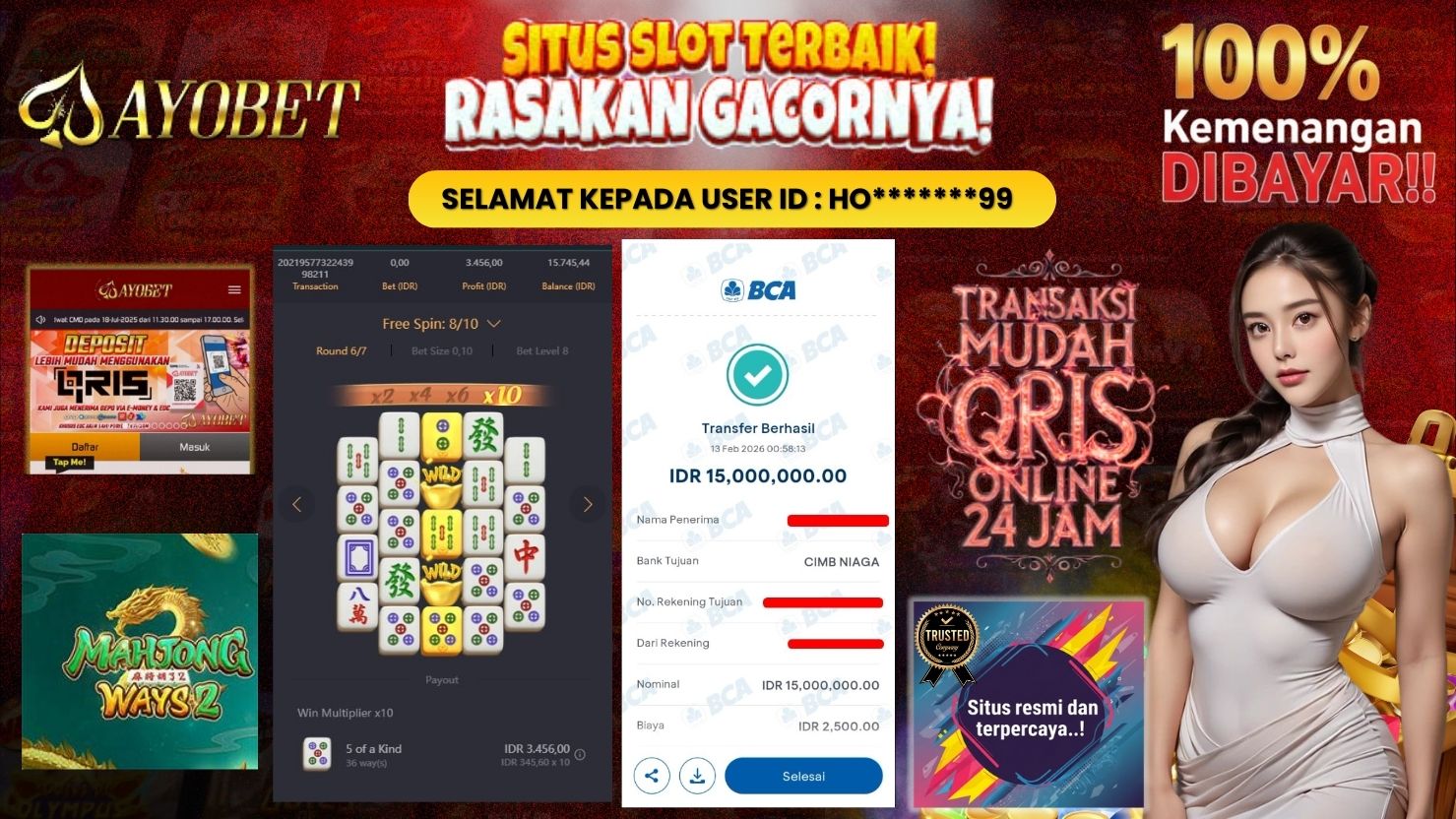 AYOBET JACKPOT SLOT MAHJONG WAYS 2